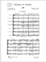 Chanson et Danses op. 50 - Conducteur - Indy Vincent D' - Partition